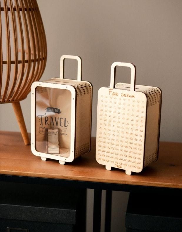 Aesthetic Travel Fund Jar. ₹100 OFF (Prepaid Only)